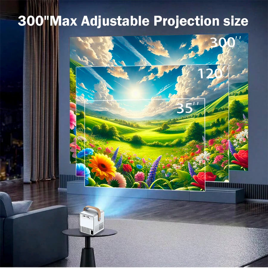New 4K Android Projector Portable Home Theater
