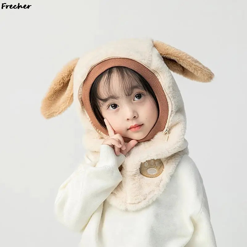Windproof Face Cover Hat for Children