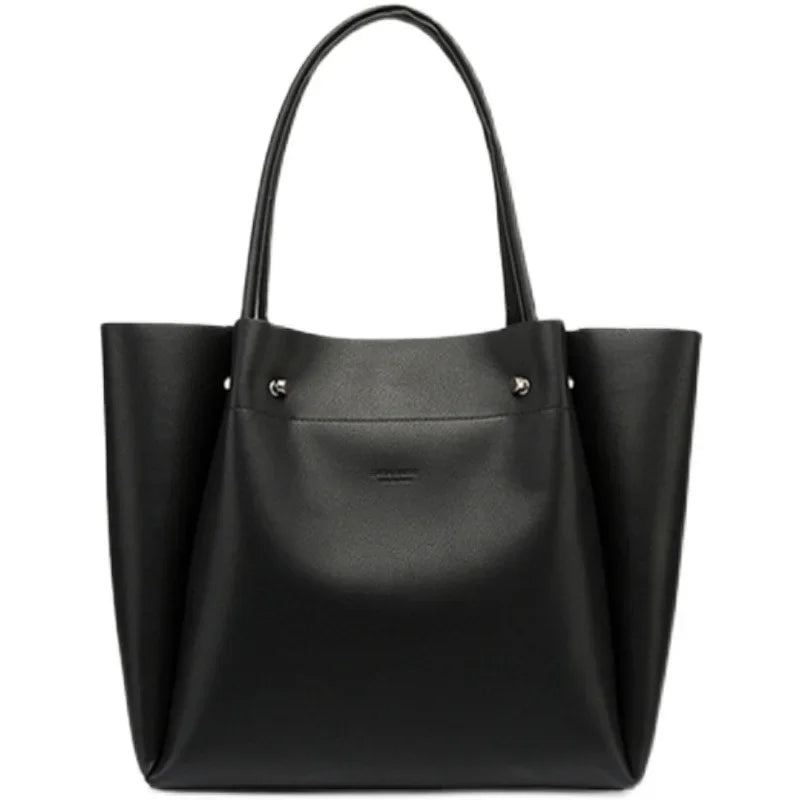 Women's Preppy Style Large Capacity Tote Bag