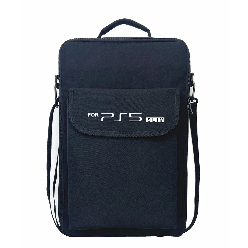 Portable PS5 Slim Carrying Case Shoulder Bag for Playstation