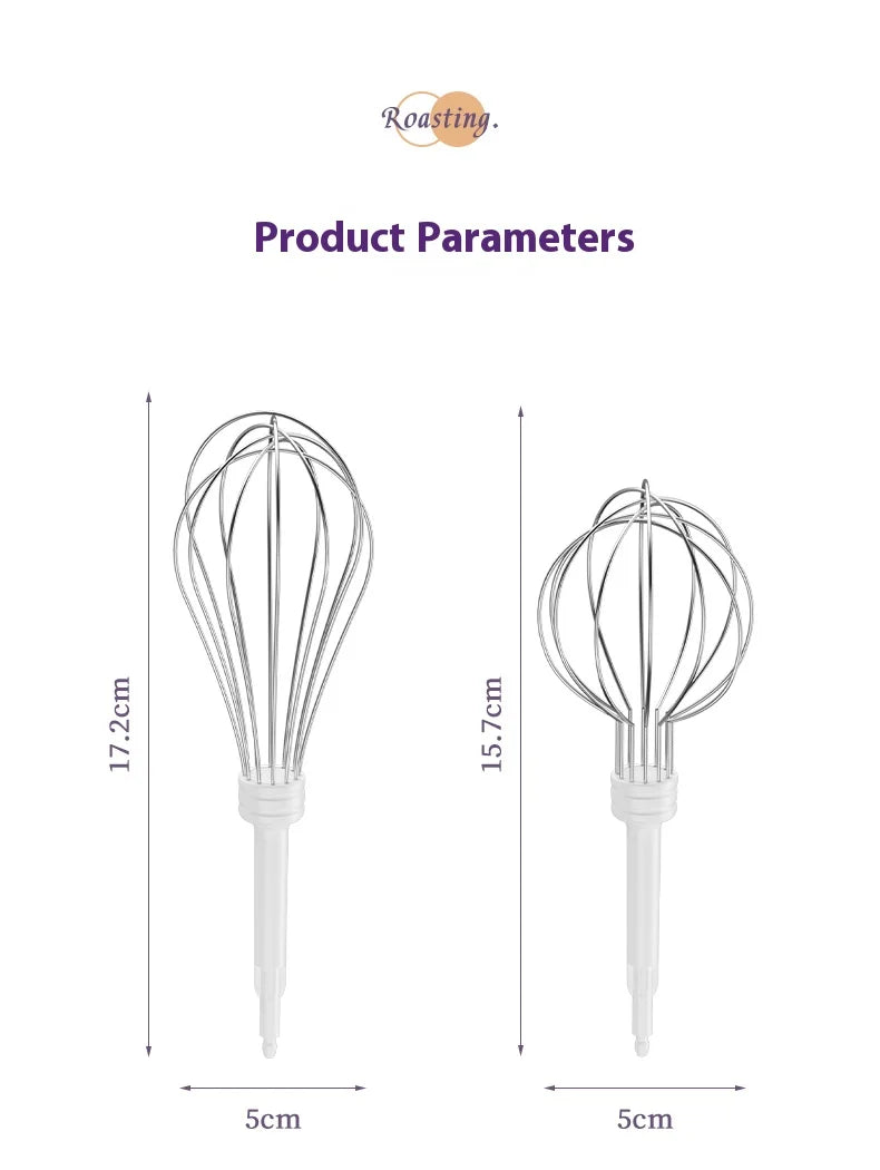 Multi-Functional Dual Mixer Egg Beater