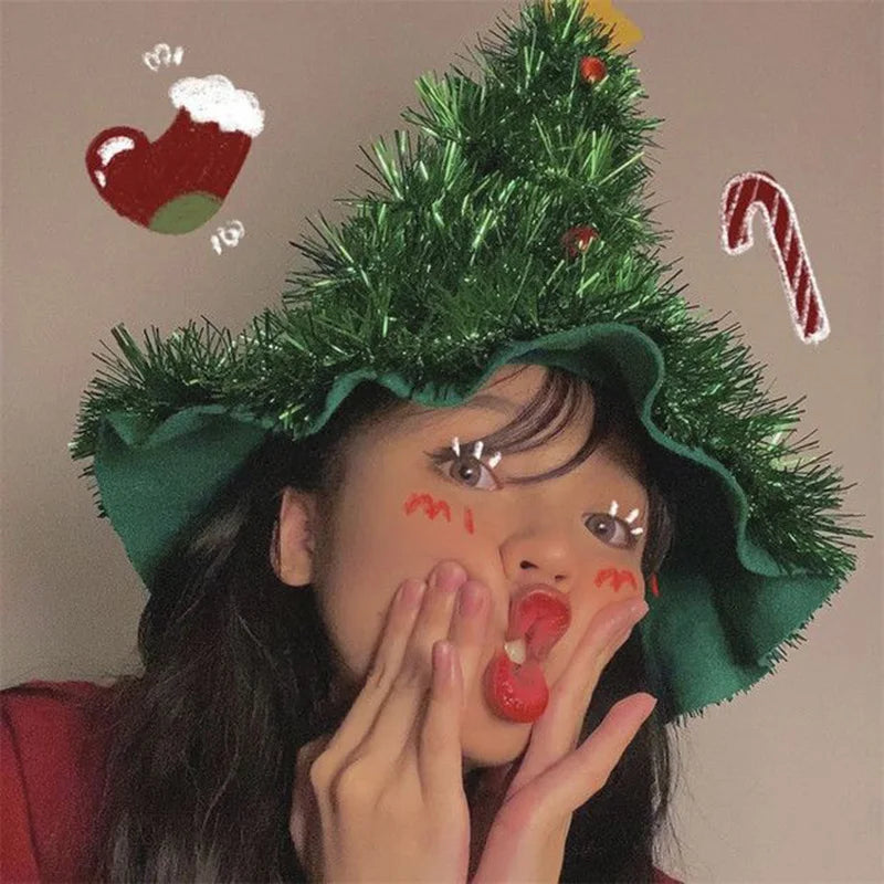 Christmas Tree Headband Party Costume