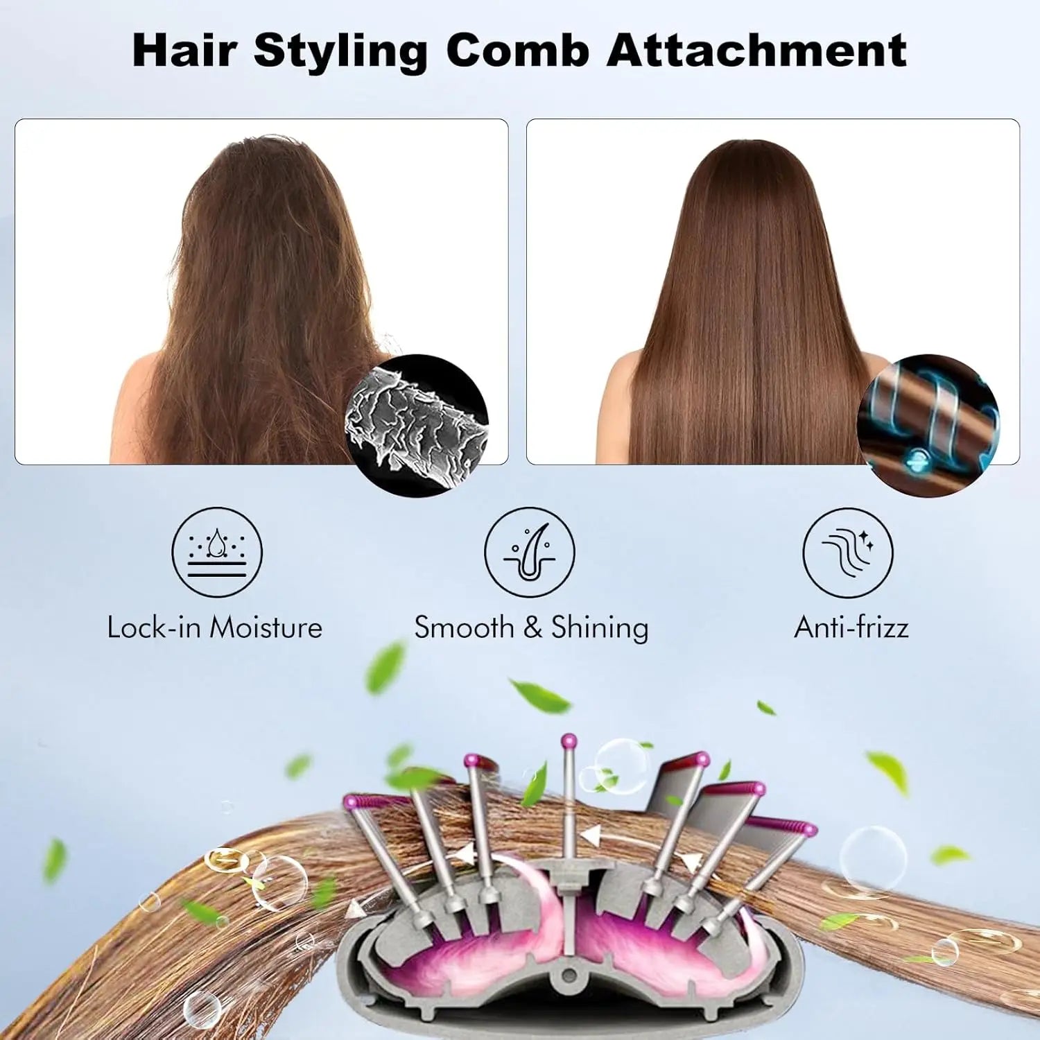 Soft Smoothing Brush Attachment for Dyson Airwrap
