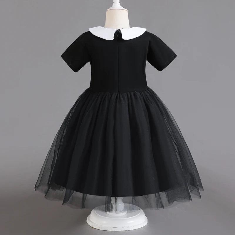 Hallowen Special, Wednesday Addams Costume for Girls