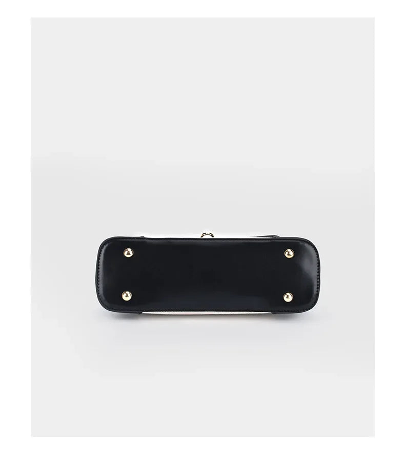 Nichedesign Color Block French Bread Shoulder Bag