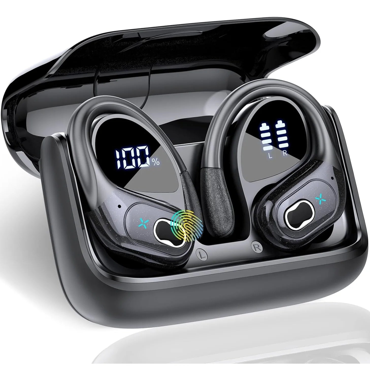 TWS Sports Earbuds Bluetooth 5.4 Wireless Headphones