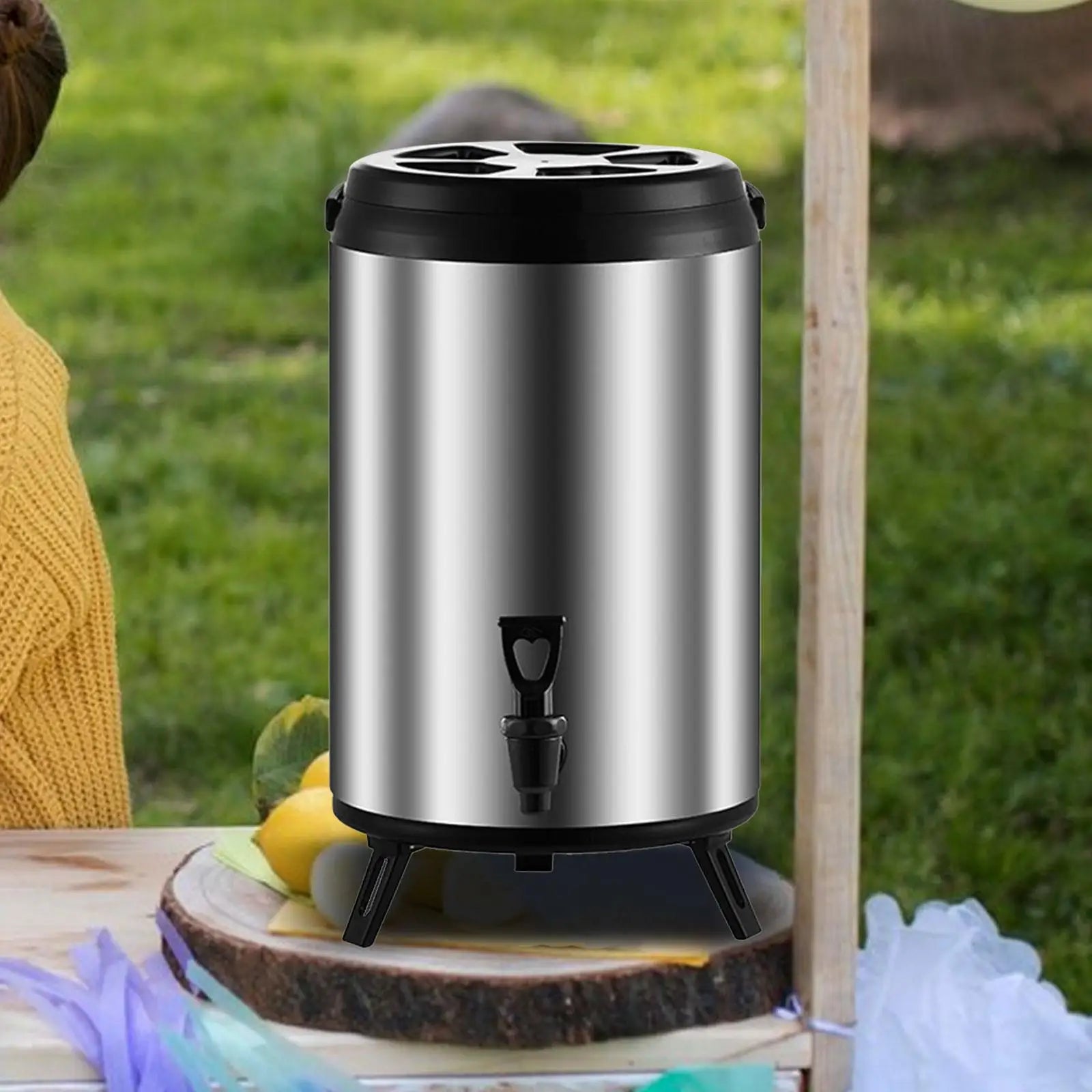 Stainless Steel Hot & Cold Drink Dispenser