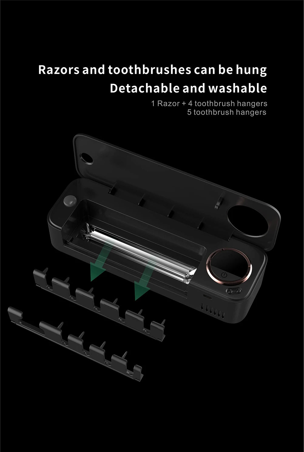 New UV Toothbrush & Razor Storage Sterilizer