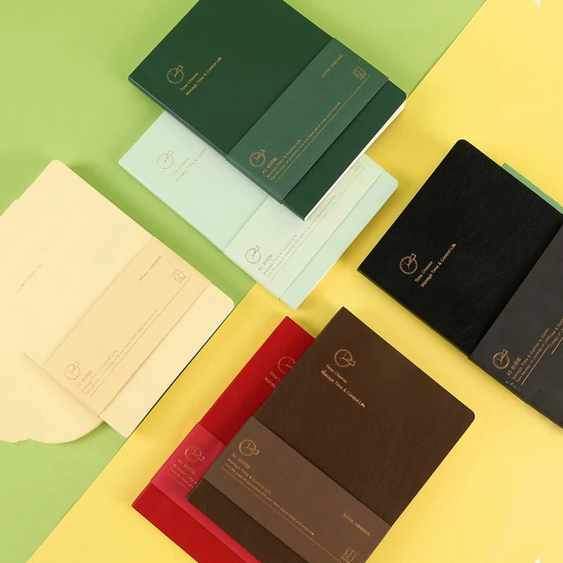 A5 Undated Planner Weekly Calendar Notebook