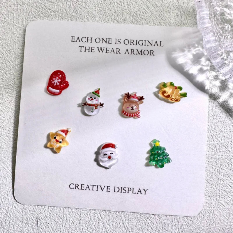 Mini Resin Christmas Decorations - Flatback Ornaments