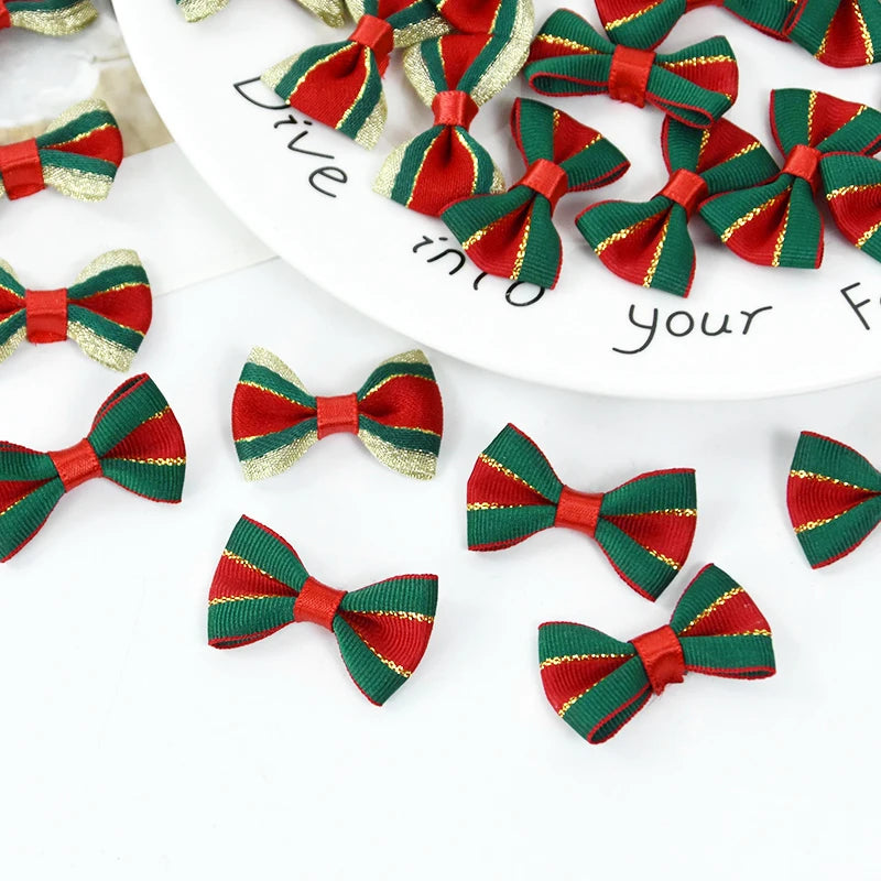 Christmas Satin Ribbon Bows