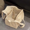 Cotton Summer Woven Hollow Handbag