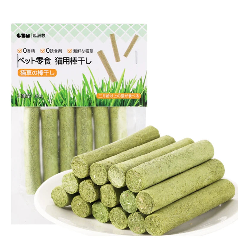 Cat Grass Teeth Grinding Sticks