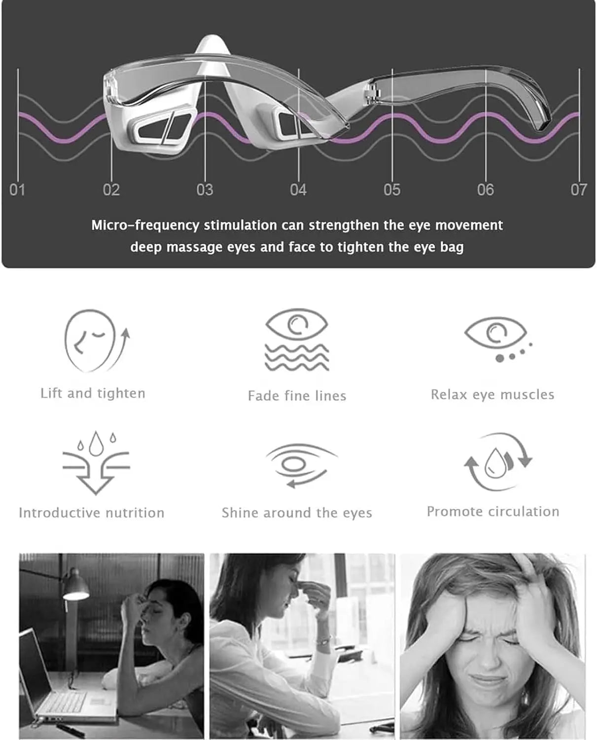 Undereye Redlight Eye Massage Instrument