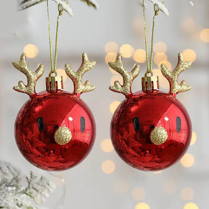 Elk Christmas Tree Ball Ornaments