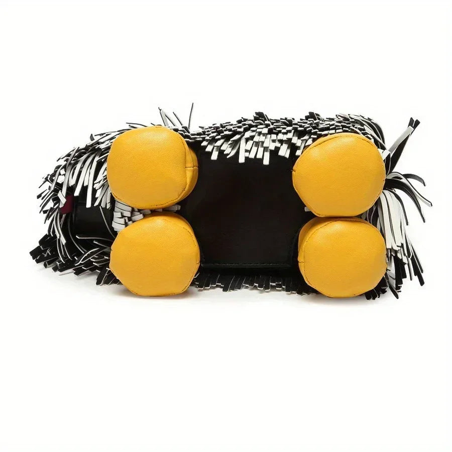 Luxury PU Leather Dog-Shaped Crossbody Wallet