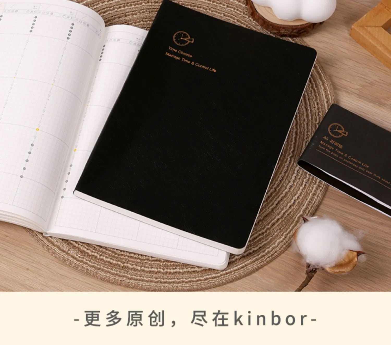 A5 Undated Planner Weekly Calendar Notebook