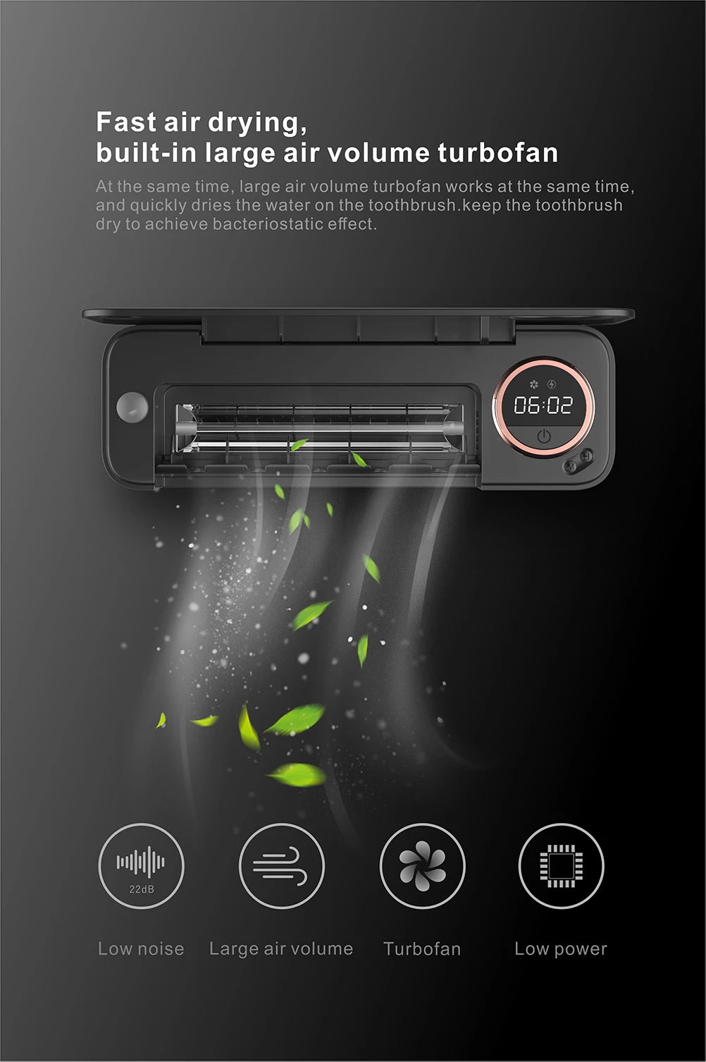 New UV Toothbrush & Razor Storage Sterilizer