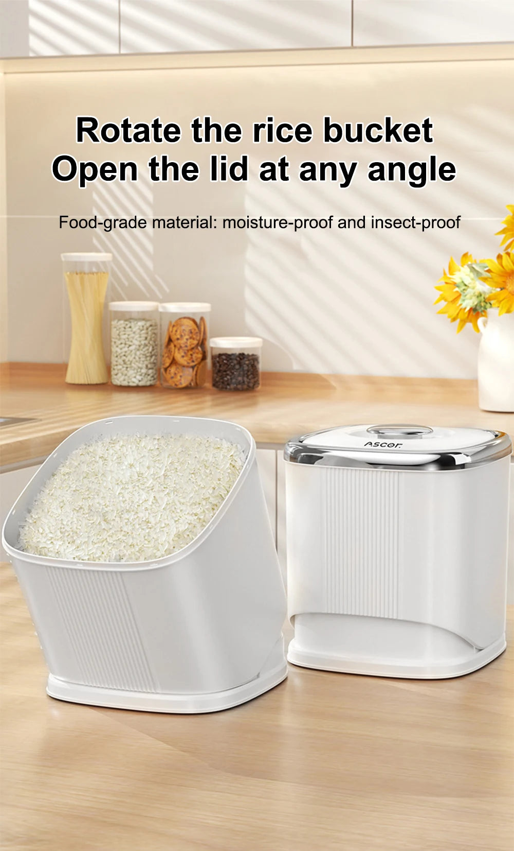 New Moisture-Proof Rice Box