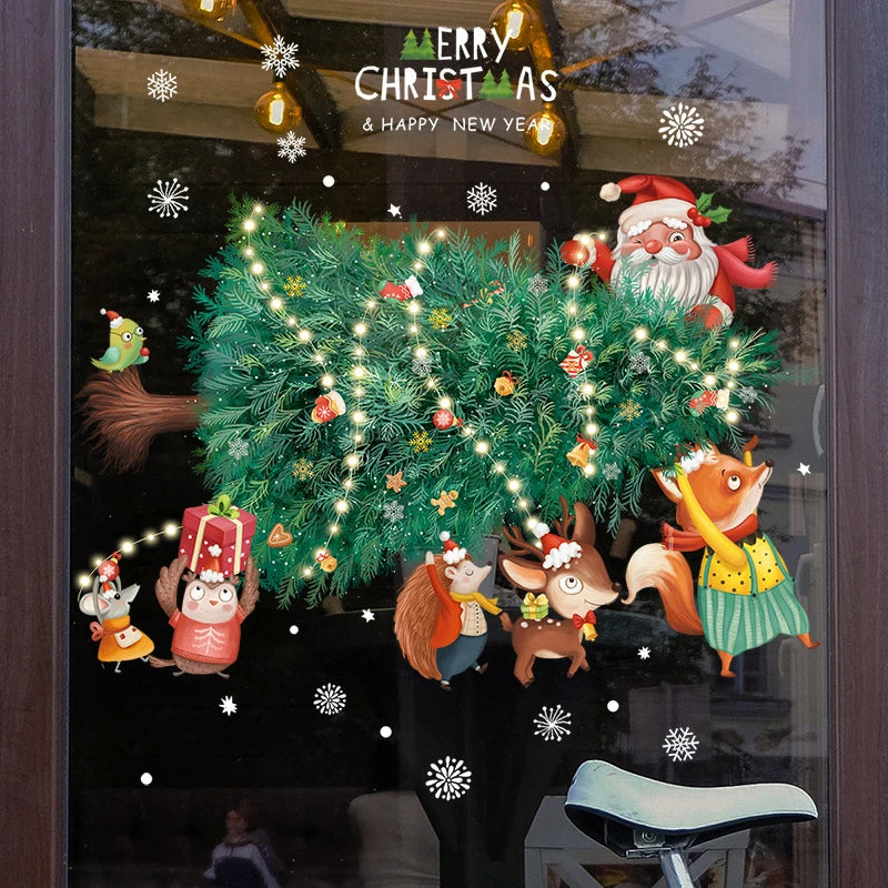 Christmas Window Stickers – Santa Claus