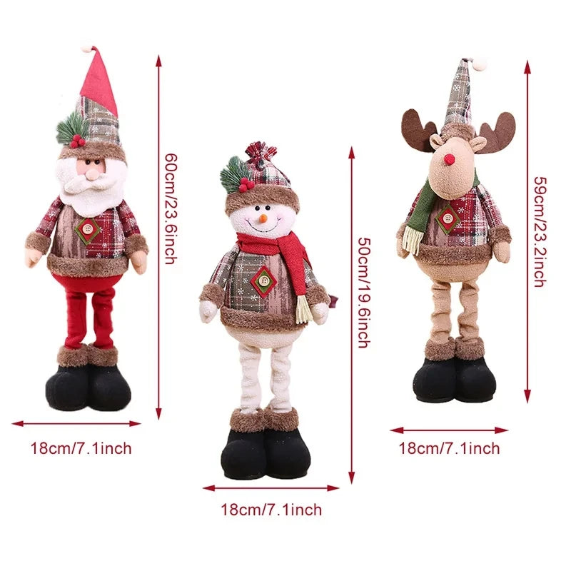 Telescopic Christmas Doll Ornament