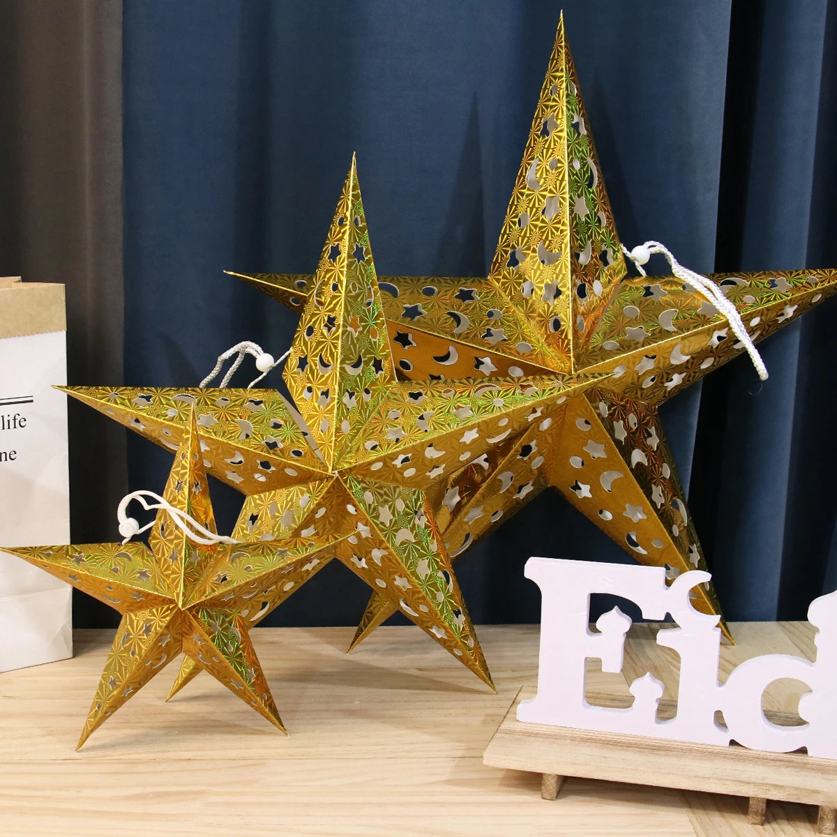 Christmas Hollow Star Hanging Pendant