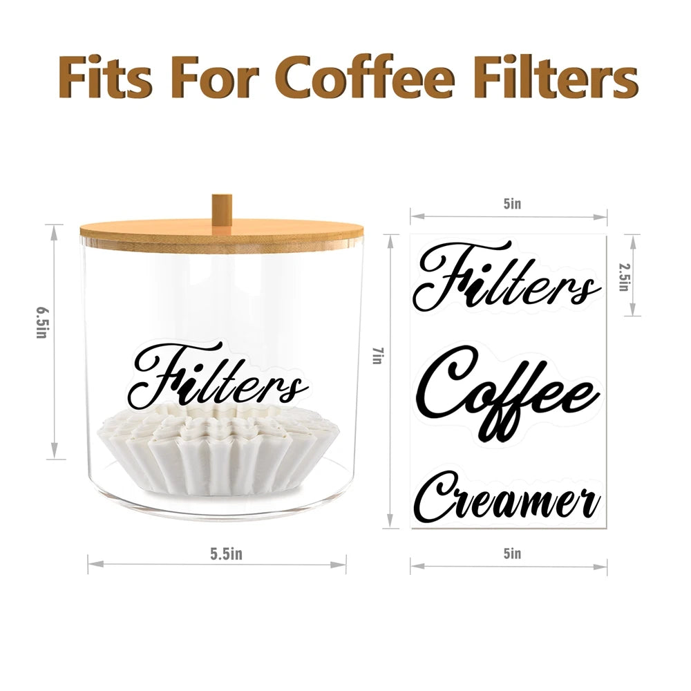 Transparent Coffee Capsule Box with Lid