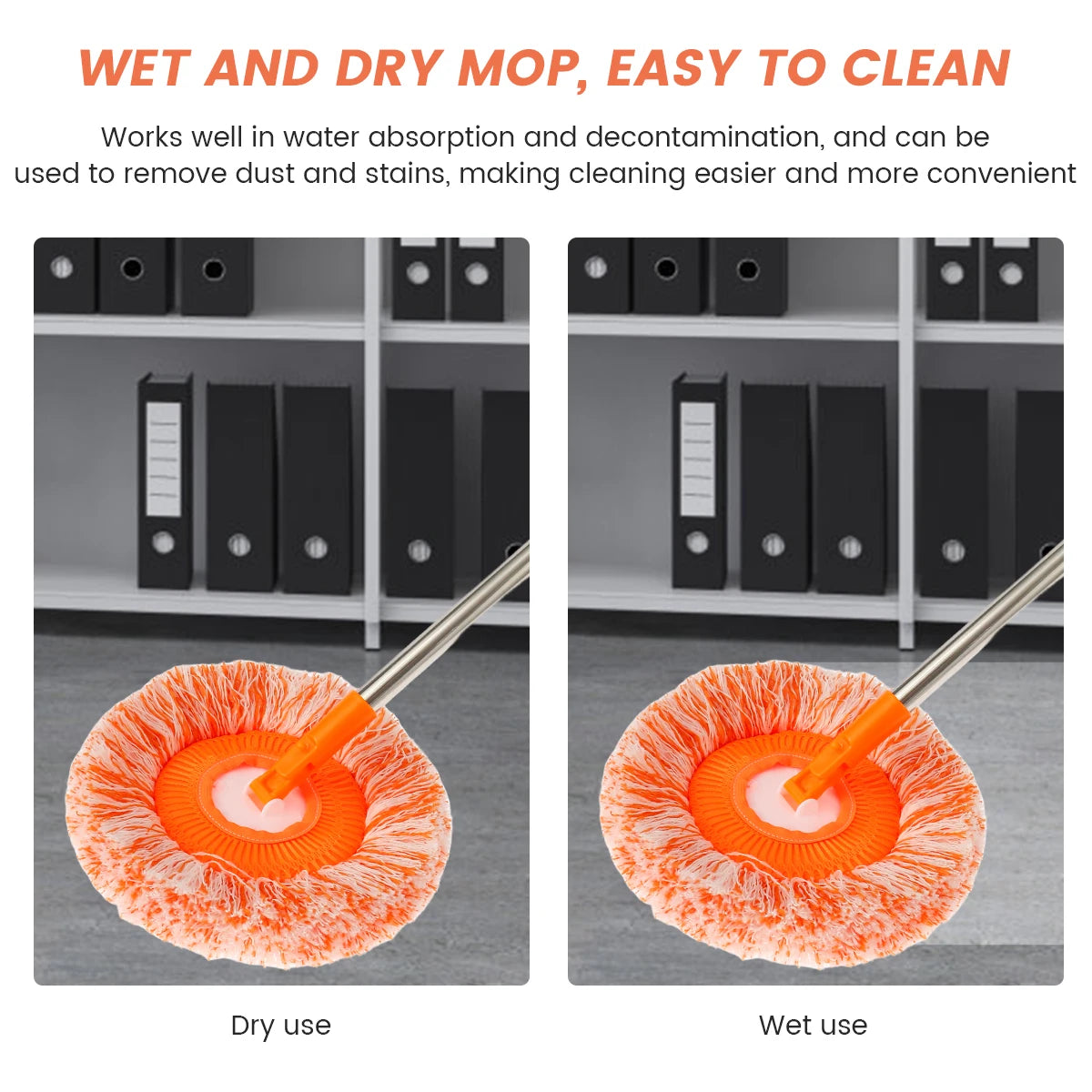 360° Rotatable Adjustable Cleaning Mop