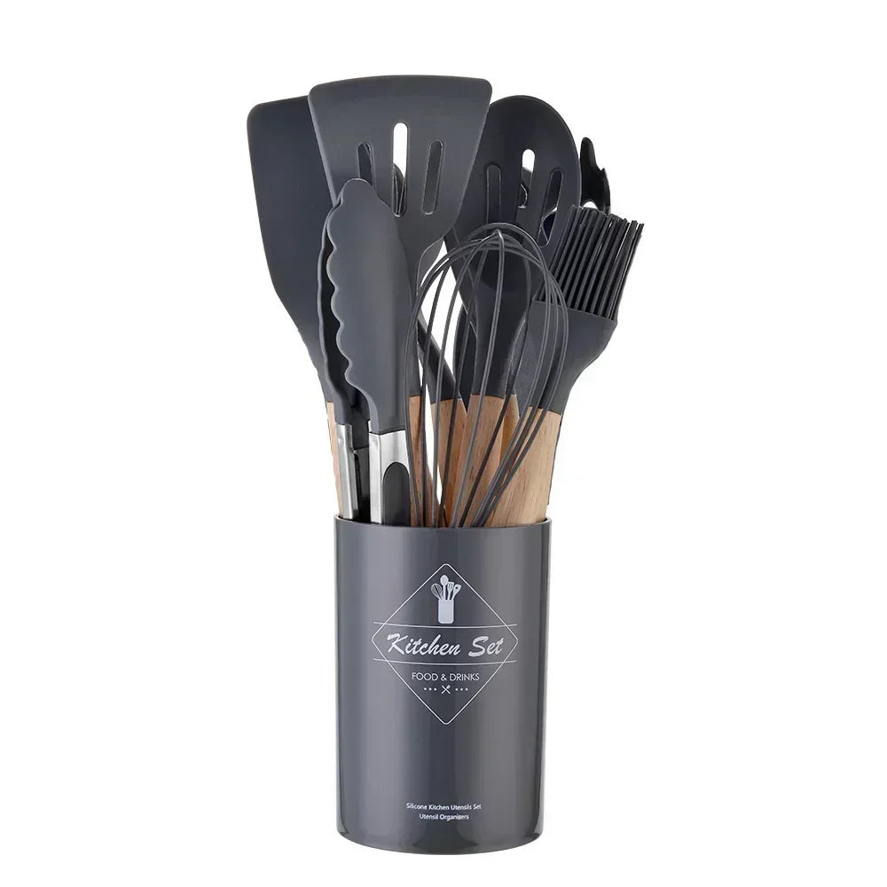 12PCS Food-Grade Silicone Kitchen Utensil Set