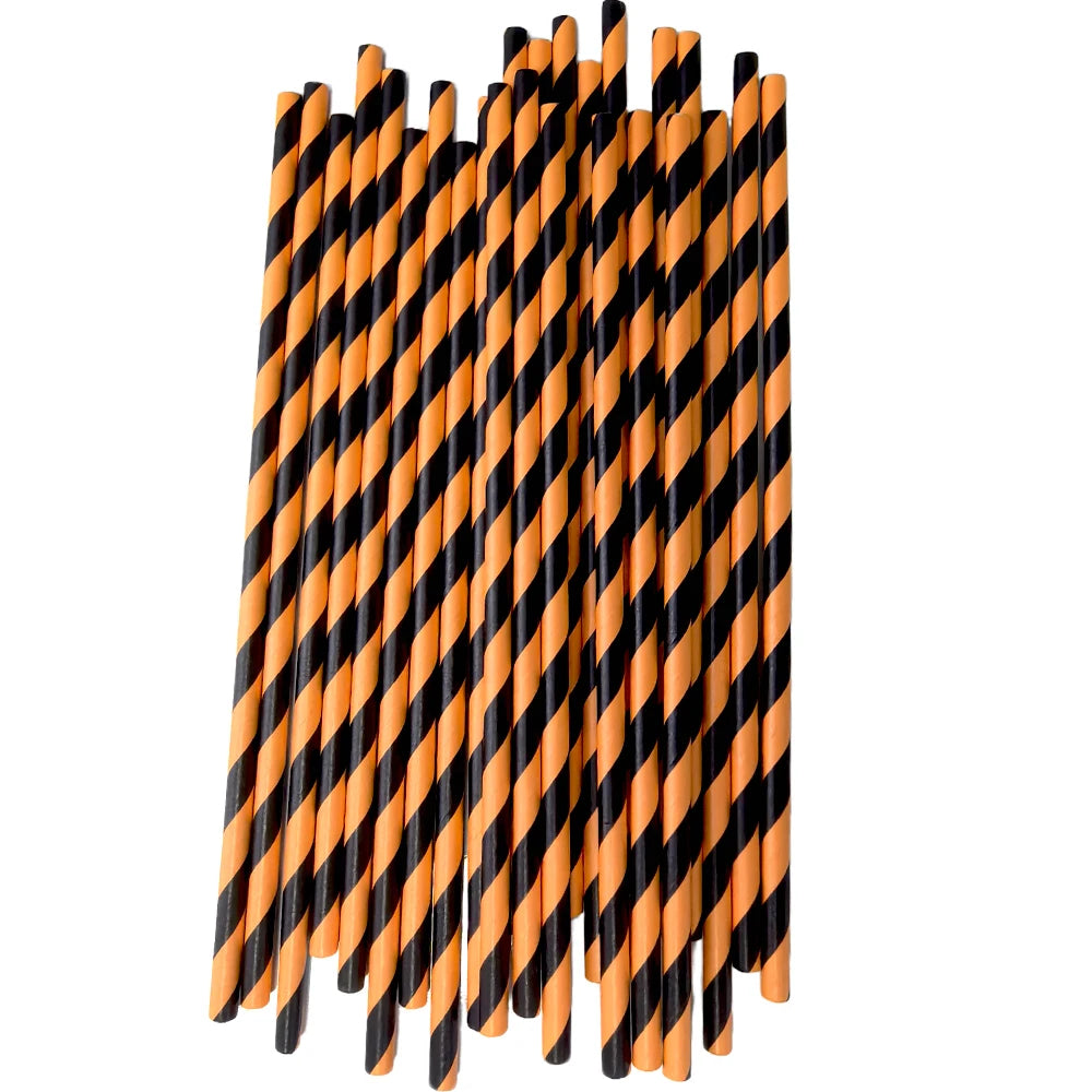 Halloween Party Favors Paper Straws