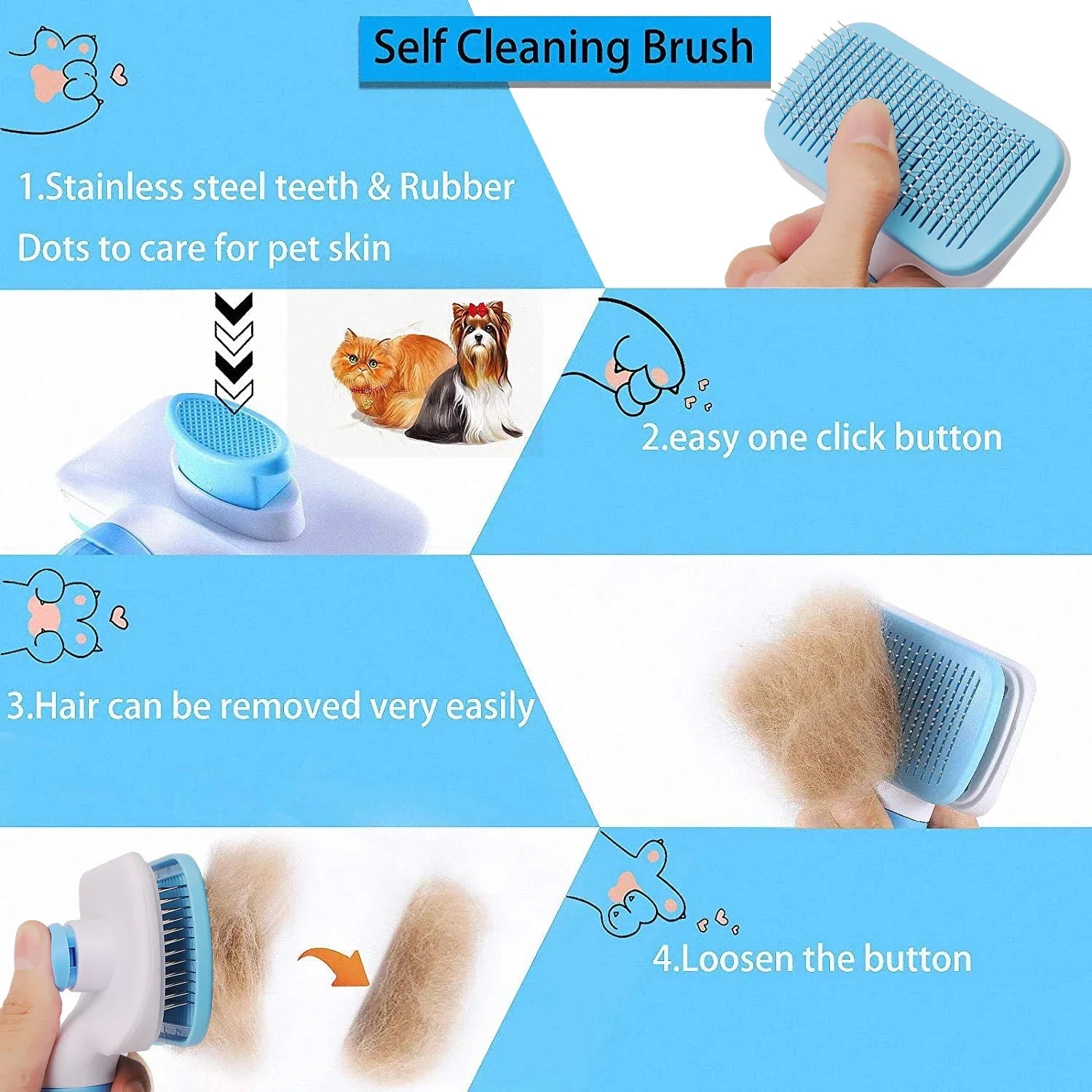 Pet Hair Remover Brush