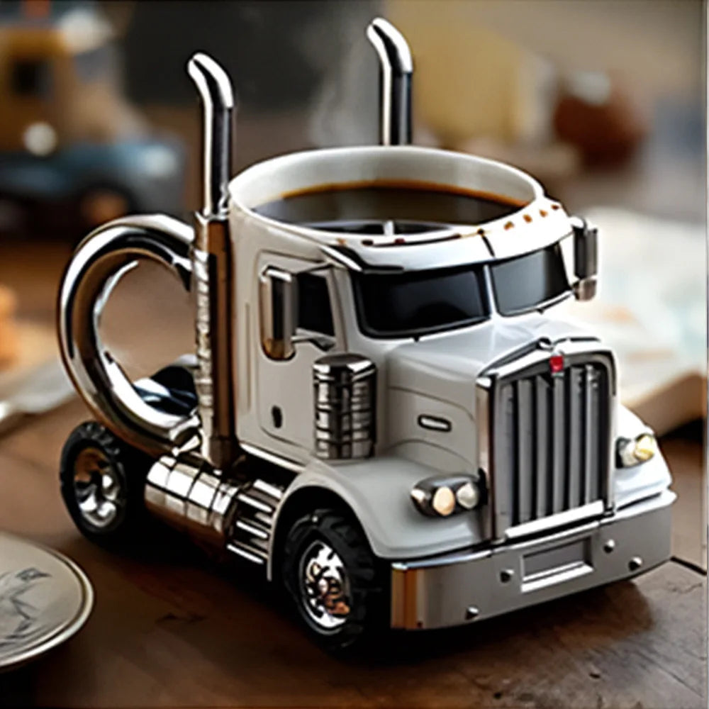 250ML Semi-Trailer Truck Coffee Mug