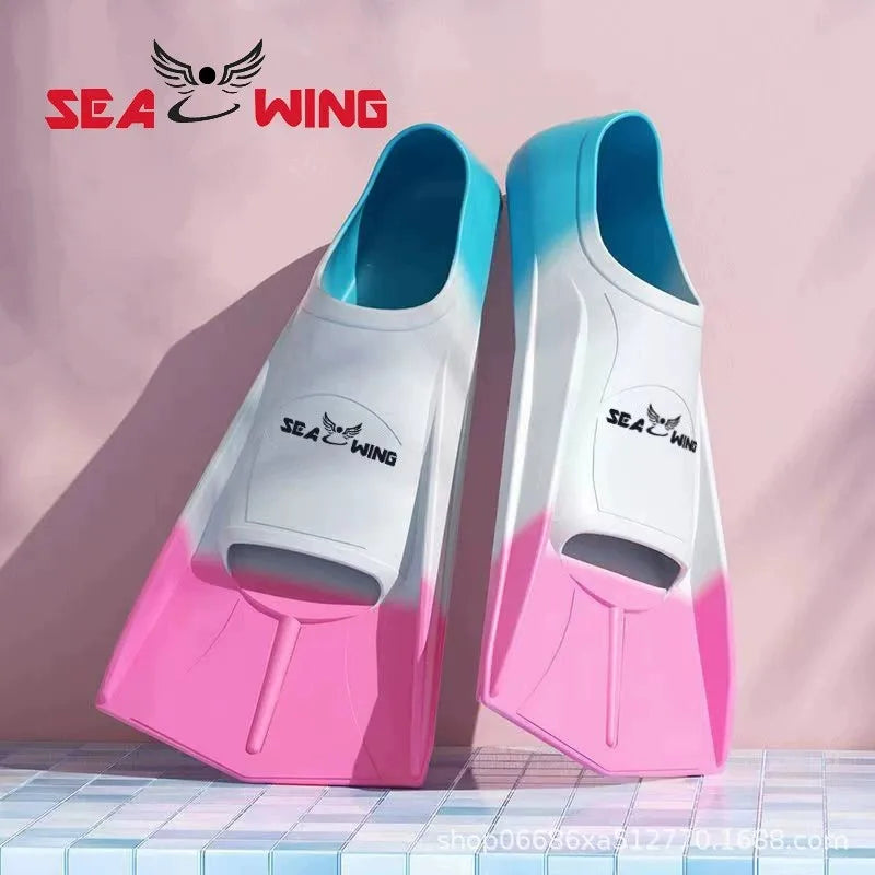 Swimming Training Fins Anti-Slip Wrapped Foot Design for Diving