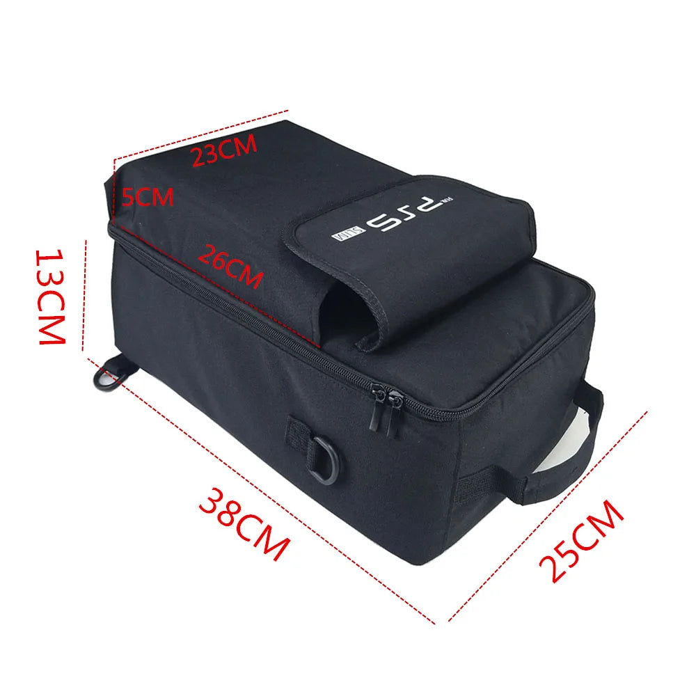 Portable PS5 Slim Carrying Case Shoulder Bag for Playstation