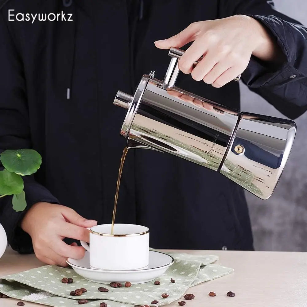 Stainless Steel Stovetop Espresso Maker