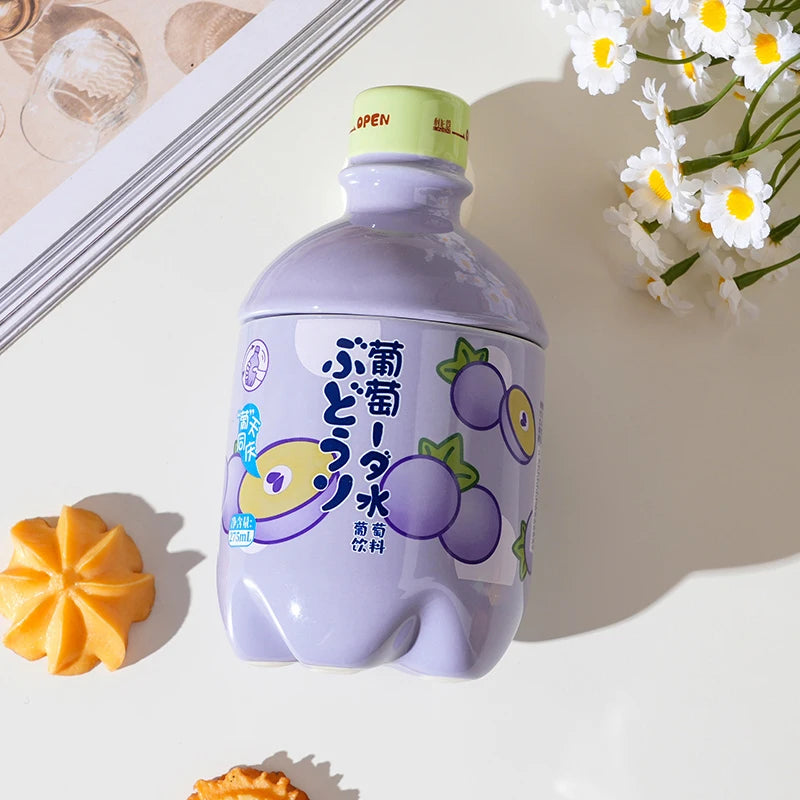 Kawaii Peach Ceramic Mug