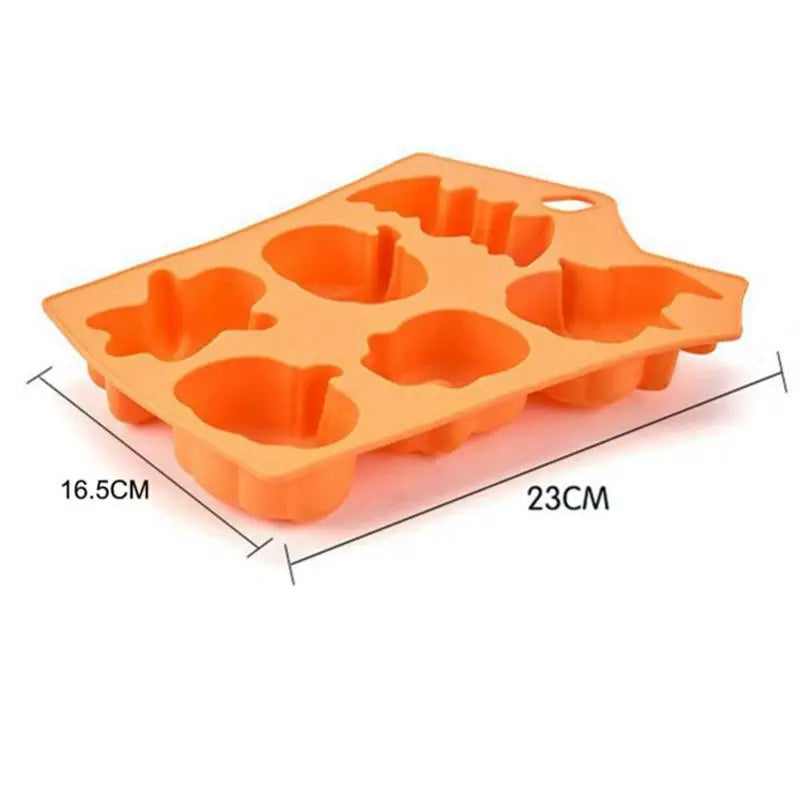 Pumpkin Halloween Silicone Mold for Cake, Biscuit, Candy Baking