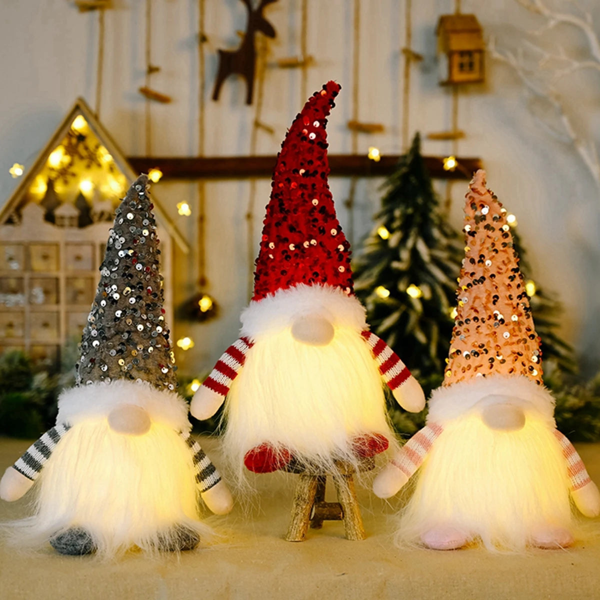 Gnome Christmas Faceless Doll