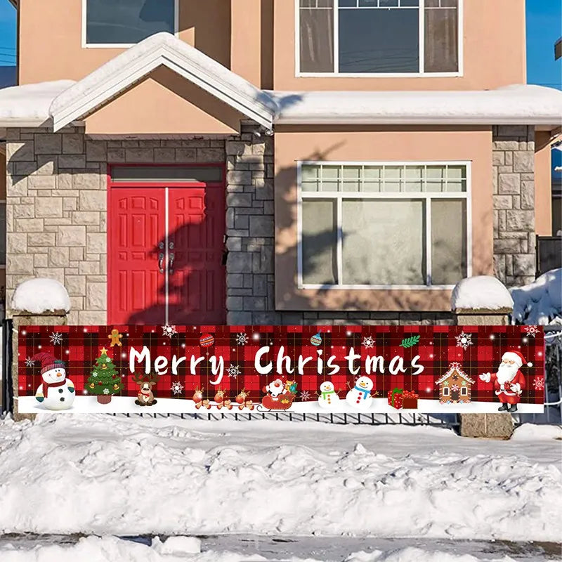 Christmas Outdoor Banner Flag