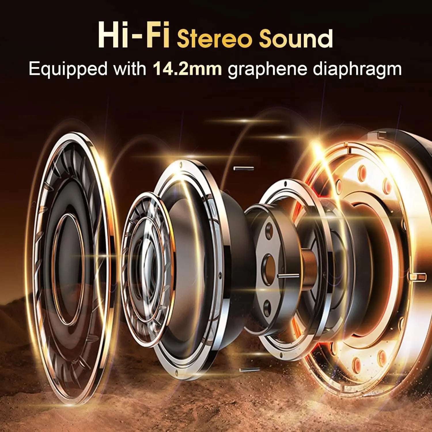 TWS Sports Earbuds Bluetooth 5.4 Wireless Headphones