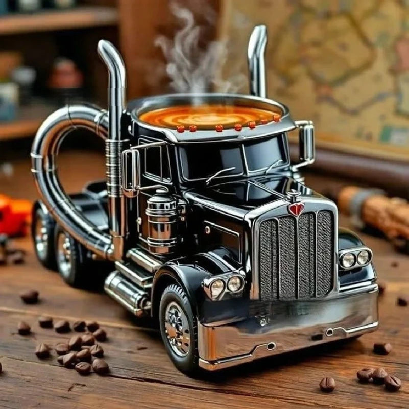 250ML Semi-Trailer Truck Coffee Mug