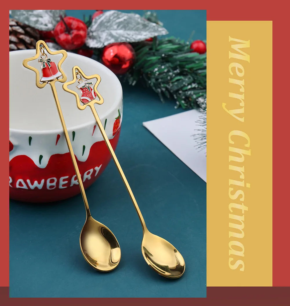 Christmas Stainless Steel Cutlery Set