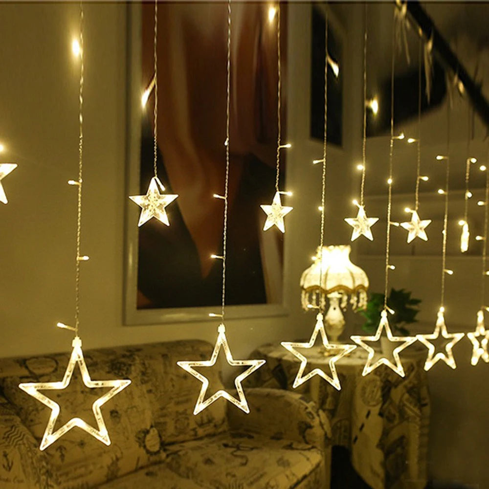 LED Ice Column Star Fairy Lights