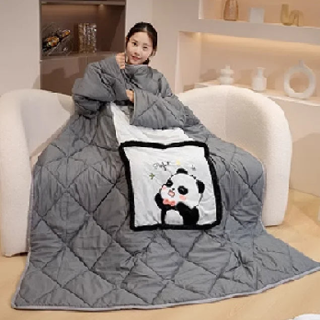 Wearable Fleece Blanket Hoodie