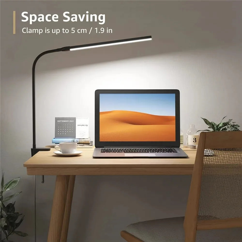 Single & Double Head Monitor  LED Clip Desk Lamp