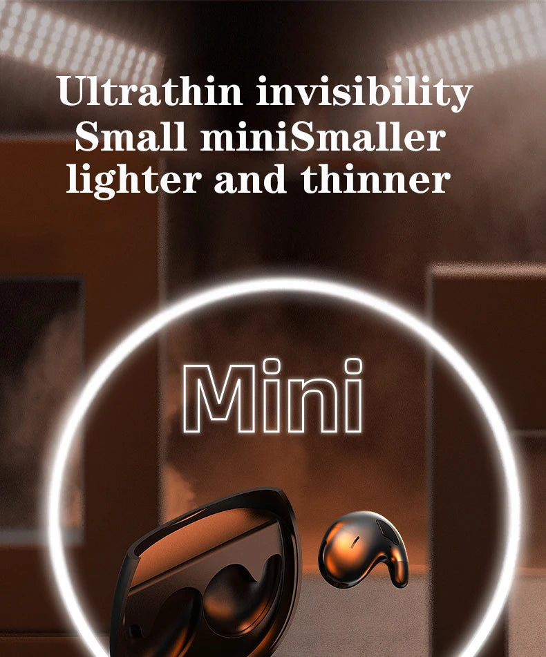 SK Ultra-Thin Sleep Headphones Bluetooth 5.3 Waterproof Earbuds