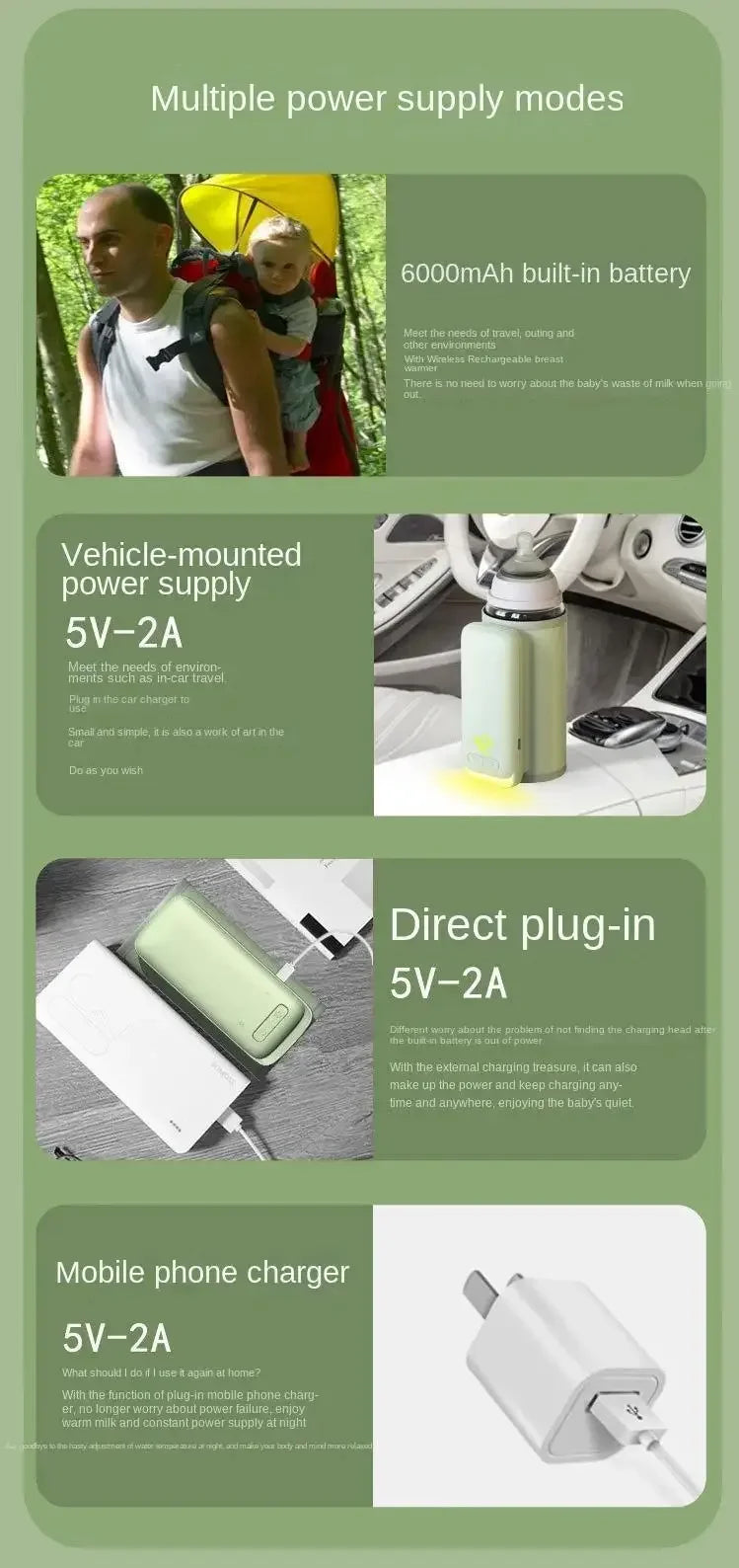 Portable and Fast Night Milk Dispenser