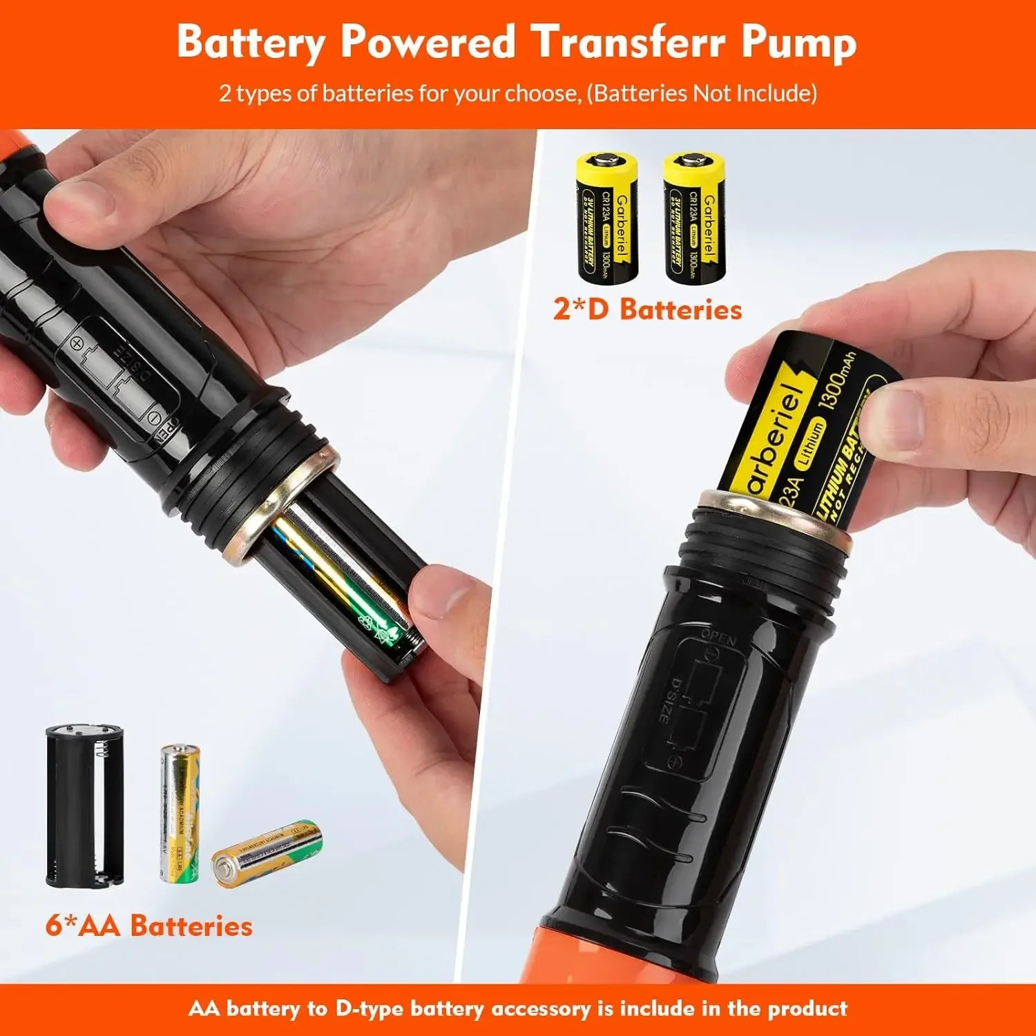 Portable Power Battery Pump