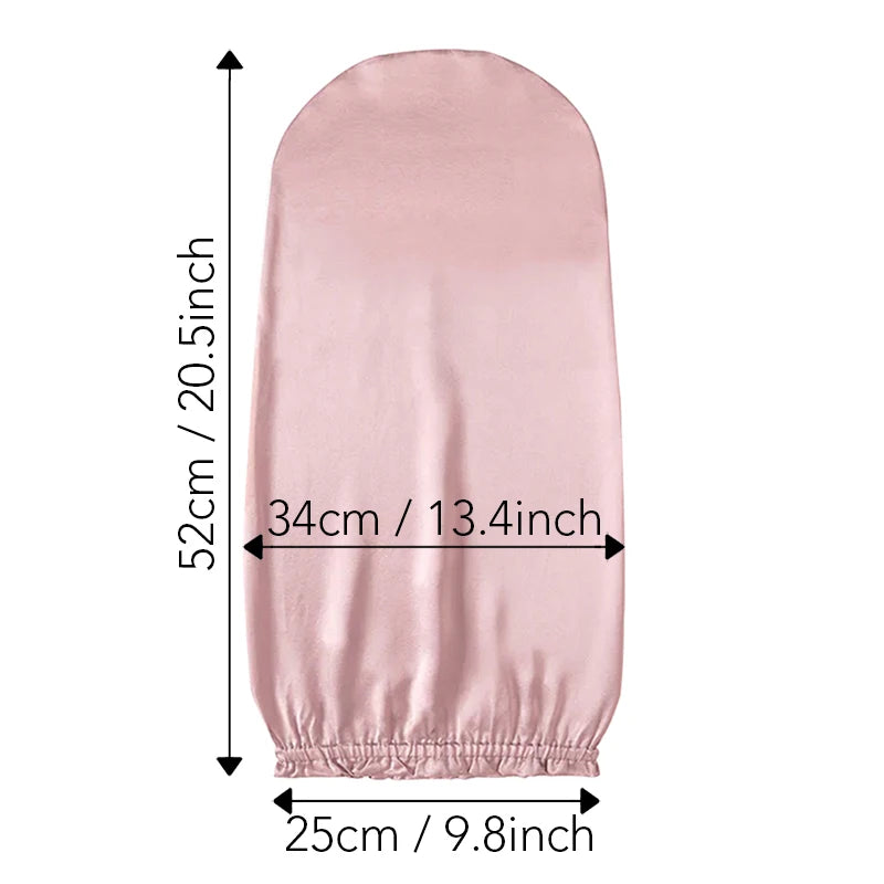 Silk Long Hair Wrap Bonnet  Night Sleeping Cap
