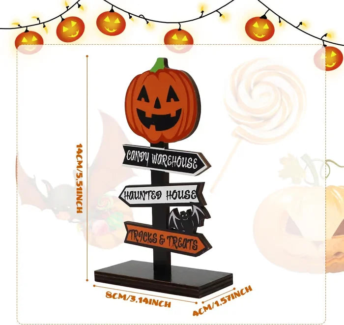 Halloween wooden ornaments